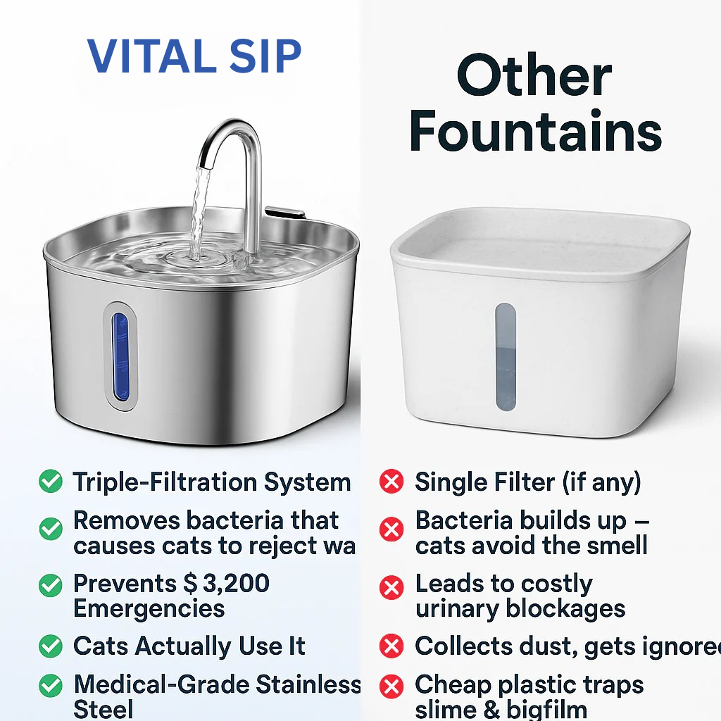 VitalSip Cat Water Fountain