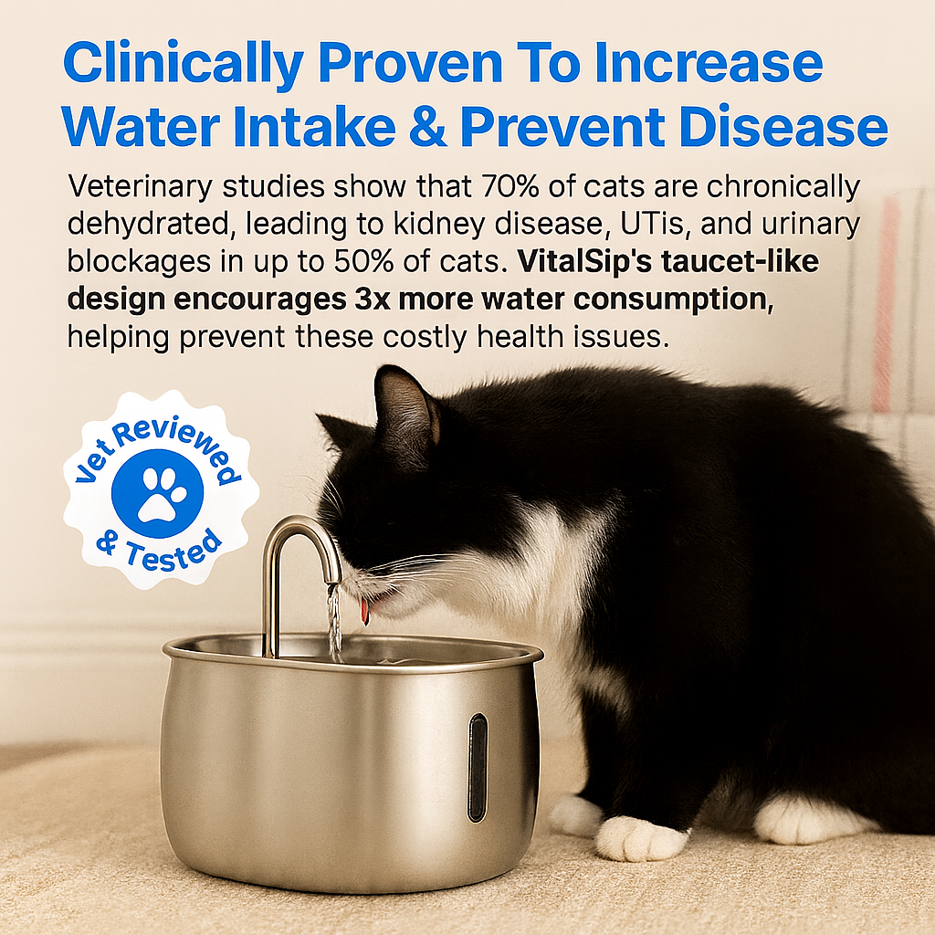 VitalSip Cat Water Fountain