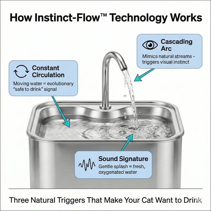 VitalSip Cat Water Fountain