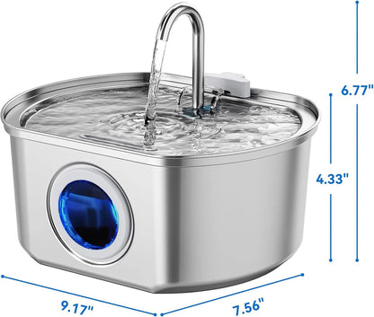 VitalSip Stainless Steel Water Fountain